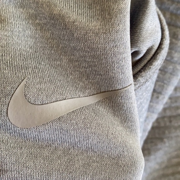 WOMENS MEDIUM NIKE FULL ZIP HOODIE JACKET  TOP SHIRT GREY - Picture 3 of 6